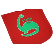 Personalised Dinosaur Baby Bib